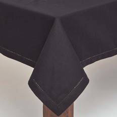 Solid Colours Cloths & Tissues Homescapes Cotton 178 X Tablecloth Black