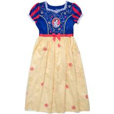 Multicoloured Nightgowns Children's Clothing Disney Presses Snow White Toddlers Fantasy Gown Pajamas - Blue/Yellow