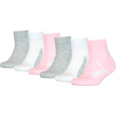 Puma Puma Quarter Socks 6-pack Kids, Pink, 31-34, Clothing