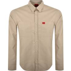 Shirts on sale HUGO Men's Egrin Shirt Tan 38/Regular