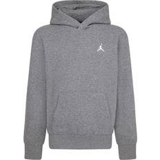 Nike Gråa - S Hoodies Barnkläder Nike Big Kid's Jordan MJ Brooklyn Fleece Pullover Hoodie - Carbon Heather (95D232-GEH)