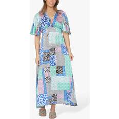 Gisela Patchwork Maxi Dress, Multi