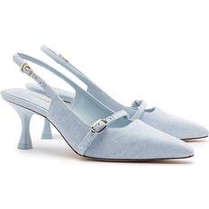 Larroudé Ines Pointed Toe Slingback Pumps - Women's