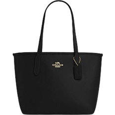 Coach Totes & Shopping Bags Coach Small City Tote Bag - Pebbled Leather/Gold/Black