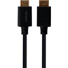 120hz hdmi kabel Deltaco HU-20-LSZH HDMI - HDMI M-M 2m