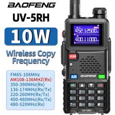Maxpower Uv-5rh 10w tri band walkie talkie wireless copy frequency transceiver ham radio