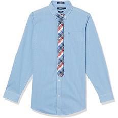 Izod Big Long Sleeve Button-Down Collared Dress Shirt - Boys
