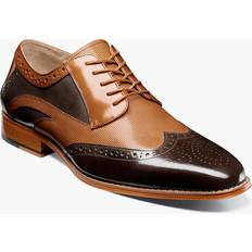 Men - Suede Oxford Stacy Adams Ivingale Mens Brown Oxford