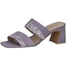 Femme - Violet Sandales à talons Caprice Mules / Sandales de Bain 9-27209-42 Violet