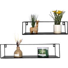 Home Collection Metal floating 2 Wall Shelf