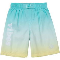 Swim Shorts Rokka&Rolla Toddler Boys Swim Trunks with Mesh Liner Upf Mint vibes 3T