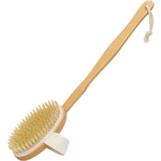 1pc Long Handle Bath Brush, Exfoliating Detachable Shower Brush For Household