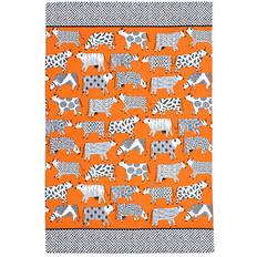 Orange Kitchen Towels Ulster Weavers curious Kitchen Towel Orange