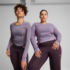 Kuntoilu & Kuntosali - Violetti T-paidat Puma Cloudspun Long Sleeve Top - Purple