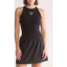 Puma XL Tank Tops Puma Women's Classic Ribbed Slim Tank Black