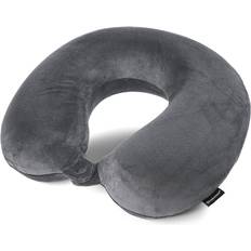 Neck Pillows Brookstone Comfort Classic Memory Foam Neck Pillow Gray