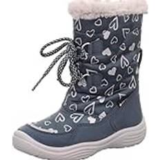 Superfit Crystal warm gefütterte Gore-Tex Schneestiefel, Blau 8010, Weit