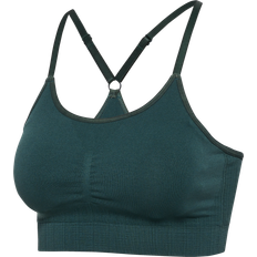 Fitness & Gym Soutiens-gorge Hummel Brassière Sans Couture Rembourré Femme MT Define - Vert