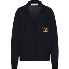 Valentino Koftor Valentino WOOL CARDIGAN Woman NAVY