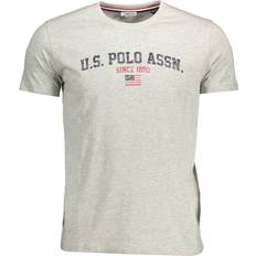 U.S. Polo Assn. Grå Crew Neck Bomull Tee Gray