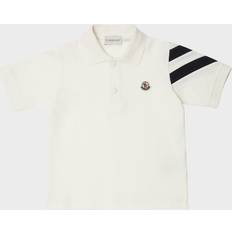 Moncler Polo Shirts Moncler Enfant Boys Ivory Cotton Polo Shirt