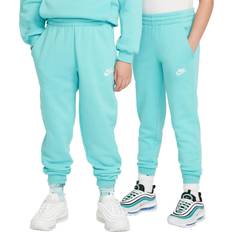 Girls - L Pants Nike Big Kid's Sportswear Club Fleece Joggers - Green Frost/White (FD3008-300)