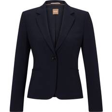 Damen - Wolle Jacketts BOSS Blazer JARUA DUNKELBLAU