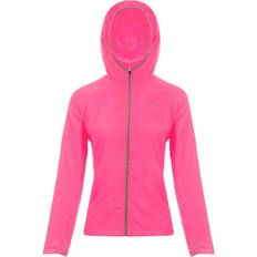 Pink - Unisex Outerwear Mac in a Sac XXS, Neon Unisex Ultra Packable Running Jacket