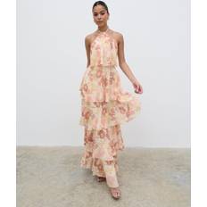 Siobhan Ruffle Maxi Dress Terracotta