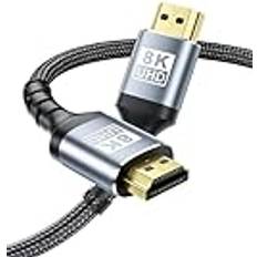 Cables BYEASY HDMI 2.1-kabel, 1 8K @60Hz HDMI-kabel