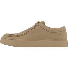 Herr - Slip-on Sneakers på rea Calvin Klein Leather Lace-Up Shoes Beige