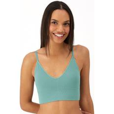 D - Ribbed Bras Maidenform Rib Seamless Brami Cornflower Blue Women's