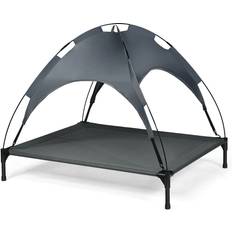 Costway Dog Beds, Dog Blankets & Cooling Mats Pets Costway Elevated Pet Bed with Removable Canopy
