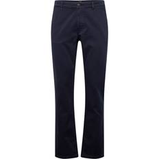 Chinos - Orange Trousers BOSS Men's Orange Mens Slim Fit Chinos Navy