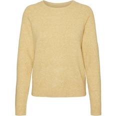 Gul - Striktrøjer Sweatere Vero Moda Vmdoffy Trøje