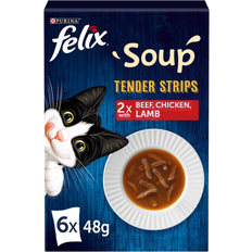 Felix soup cat food tender strips farm