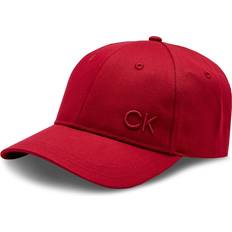 Calvin Klein Herren Caps Calvin Klein Cap, Baumwolle, für Damen, rot