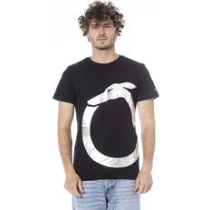 Trussardi Cotton Cotton T-Shirt Print Logo - Black