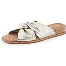 Slides Aerosoles Brady Women's Sandals - Soft Gold Leather