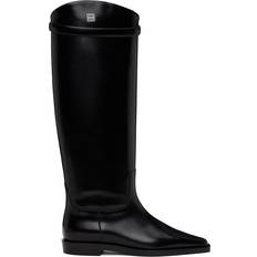 Toteme Leather knee-high boots black