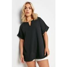 Blouses Yours Notch Neck Blouse Black