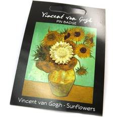 Brosjer Les Tresors De Lily [N5262] Golden 'Vincent Van Gogh' pin brooch sunflower