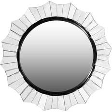 Simplie Fun Round Accent With Beveled Wall Mirror