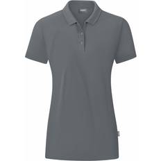 44 - Unisex Poloshirts JAKO Organic Poloshirt Damen steingrau Grau