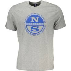 North Sails Gray Cotton T-Shirt