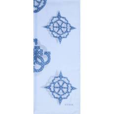 Guess Women Scarfs Guess women's printed light blue polyester scarf in light blue