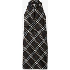 Burberry Women Dresses Burberry Check Wool Silk Dress Snug