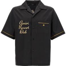 Amiri Shirts Amiri Palms Nero-Uomo Black