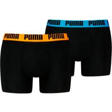 Puma Elastan/Lycra/Spandex Kalsonger Puma Men's Boxer Briefs 2 Pack - Black