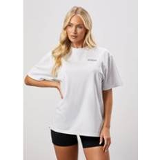 Women T-shirts Gym King 365 Boyfriend Jersey Tee White white